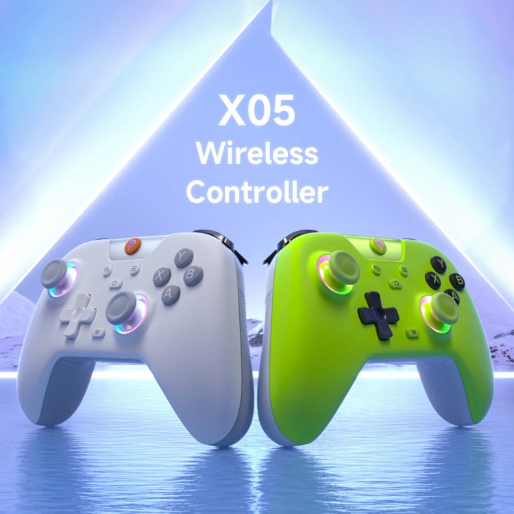 EasySMX X05 Wireless Gamepad Hall RGB Effect Controller For PC / Phone / Switch / Steam Deck(Black Pink)