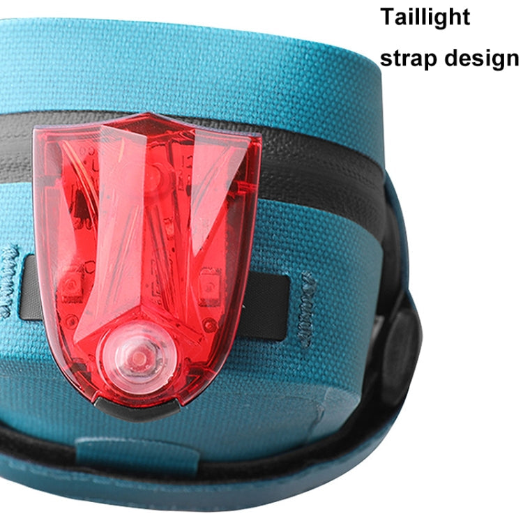 Rhinowalk RK5200 0.39L Bicycle Lightweight Waterproof Tail Bag Outdoor Cycling TPU Saddle Bag(Orange)