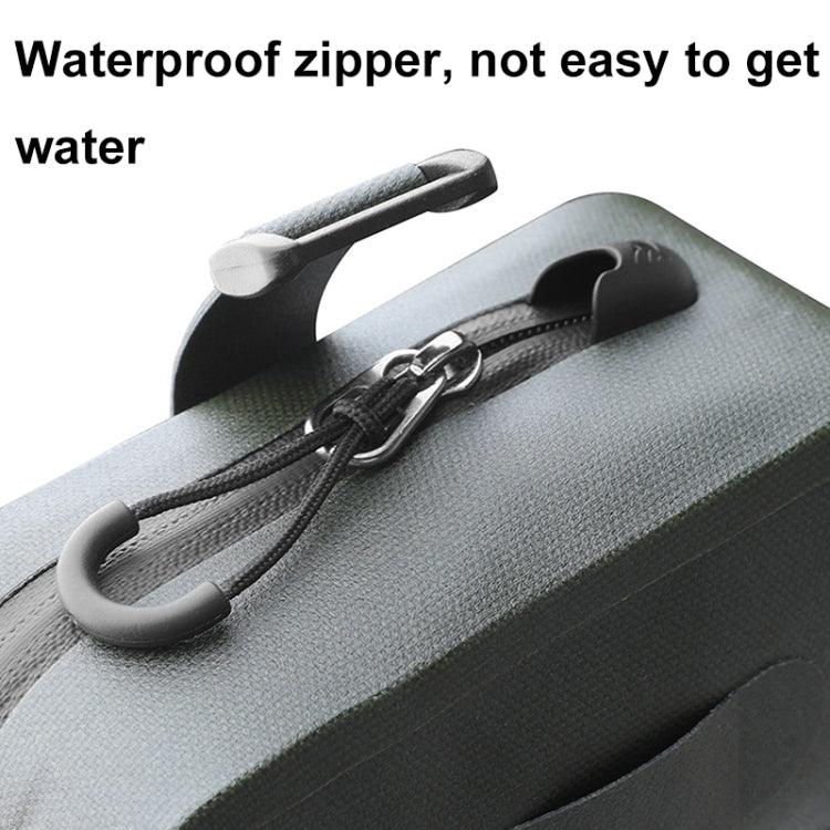 Rhinowalk RK5200 0.39L Bicycle Lightweight Waterproof Tail Bag Outdoor Cycling TPU Saddle Bag(Black)