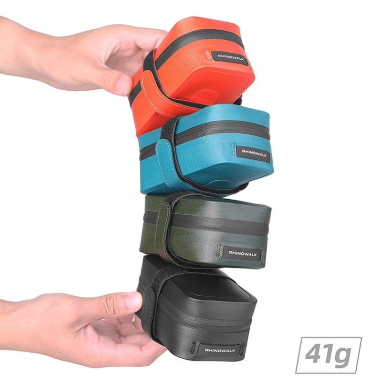 Rhinowalk RK5200 0.39L Bicycle Lightweight Waterproof Tail Bag Outdoor Cycling TPU Saddle Bag(Orange)