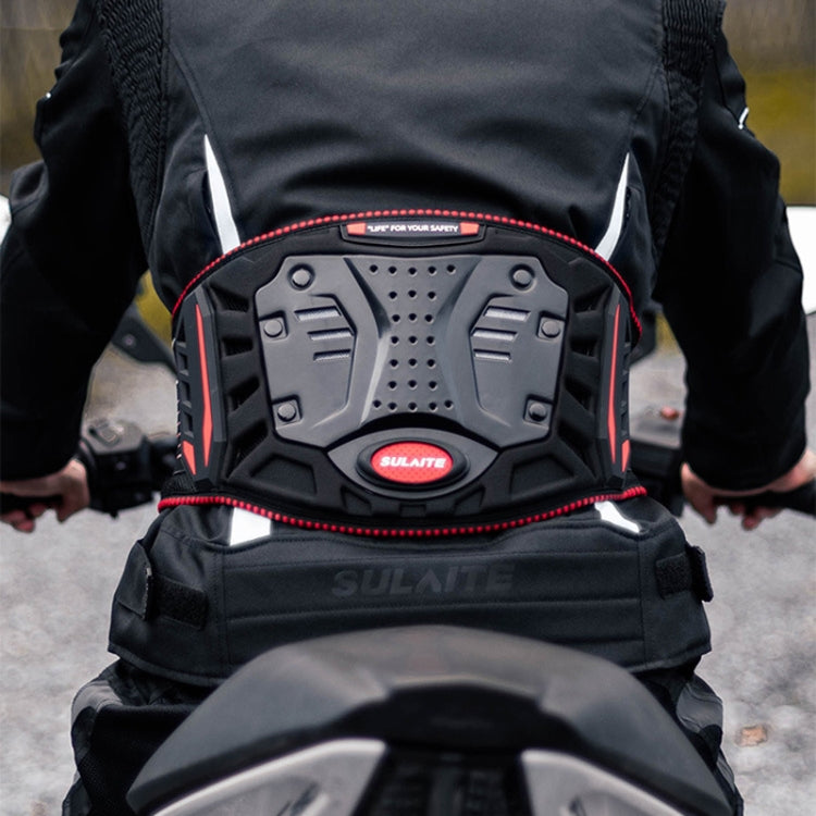 SULAITE Motorcycle Riding Breathable Anti-Fall Belt, Color: Red S/M