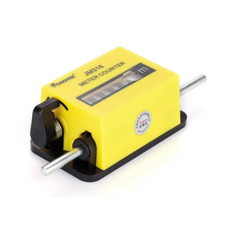 CNGyai High-Precision Mechanical Meter/Yard Counter For Roller-Type Textile Machines, Specification: JY316 Yard Counter + Hanging Board