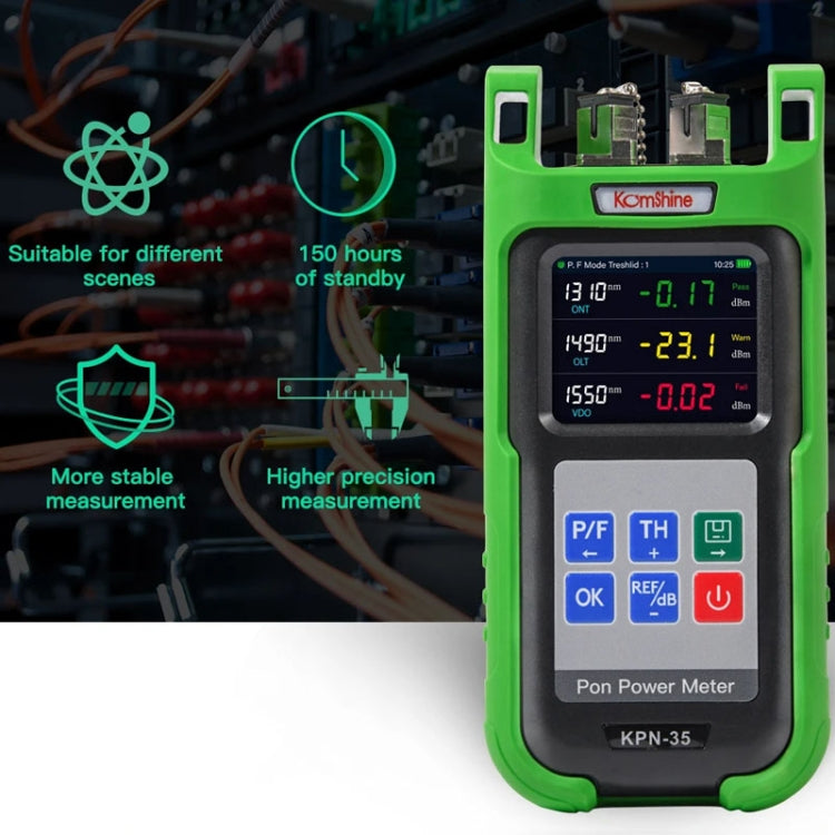 Komshine KPN-35 High Precision PON Optical Power Meter 1310/1490/1550nm Fiber Tester(SC/UPC Interface)