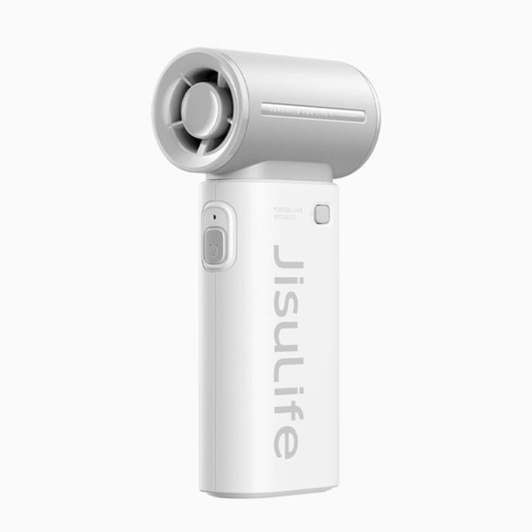 JisuLife Life9 High Speed Handheld Small Fan Mini Portable USB Rechargeable Desktop Cooling Electric Fan, Battery Capacity: 5000mAh(Gray)