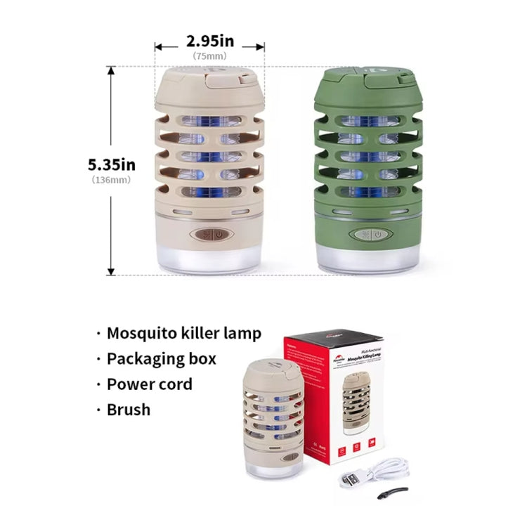 Naturehike Lighting Mosquito Killer Outdoor Camping Waterproof Mosquito Repellent Lamp(Green)
