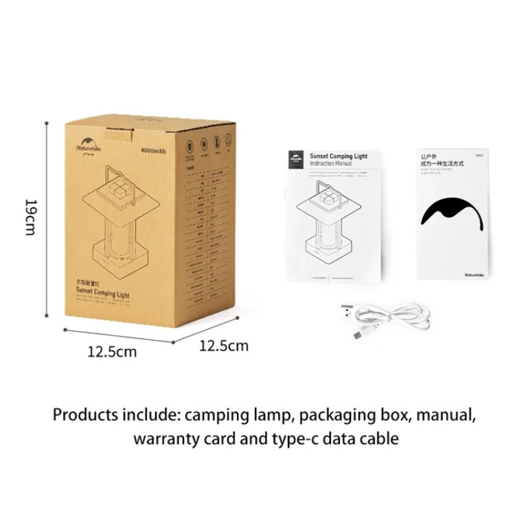 Naturehike Camping Ambient Light Outdoor Lighting Rechargeable Tent Vintage Horse Lamp(Green)