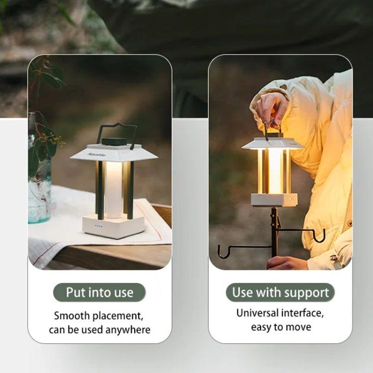 Naturehike Camping Ambient Light Outdoor Lighting Rechargeable Tent Vintage Horse Lamp(Green)