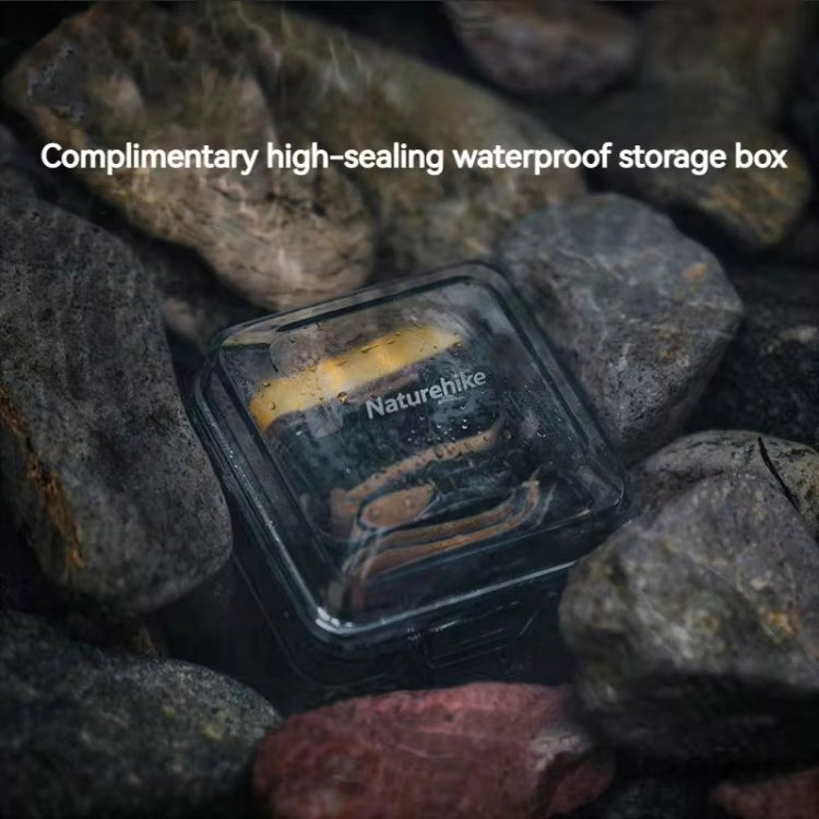 Naturehike IP68 Grade Waterproof Headlamp Outdoor Hiking Mountaineering Strong Light Headwear Lighting(Dark Green)
