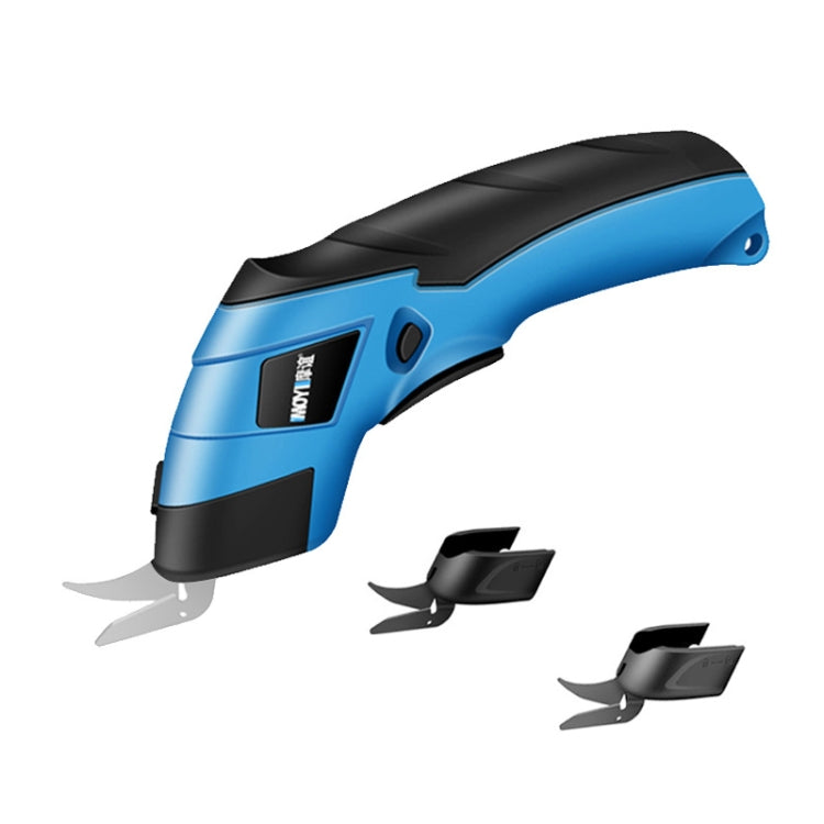 MOYI Electric Scissors Handheld Cloth Paper Box Cutting Tool, Specifications: Double Blade Plastic Box