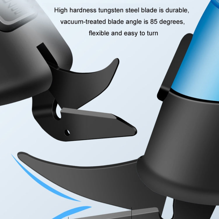 MOYI Electric Scissors Handheld Cloth Paper Box Cutting Tool, Specifications: Double Blade Plastic Box