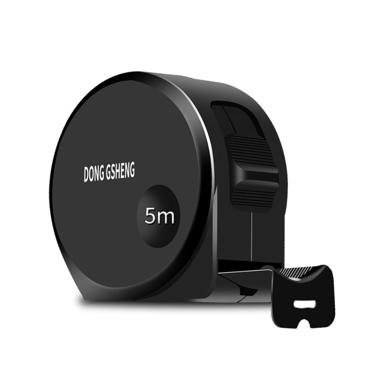 DONG GSHENG High Precision Home Use Steel Utility Scale Thickened Measuring Tape, Model: Black Gold Frosted 5m x 19mm