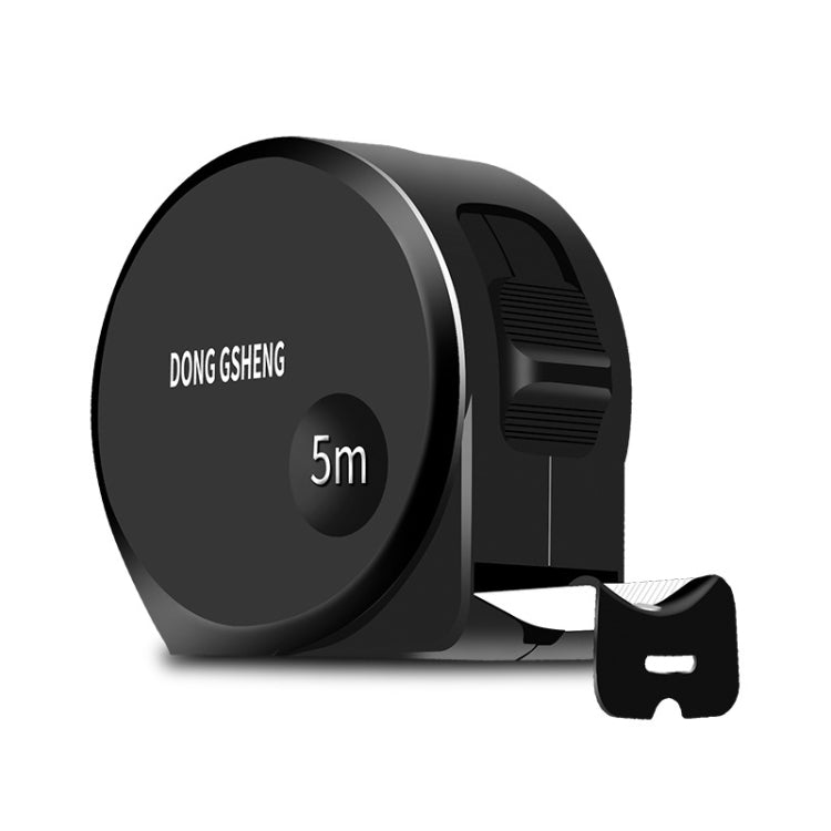 DONG GSHENG High Precision Home Use Steel Utility Scale Thickened Measuring Tape, Model: Black Shell White Frosted 5m x 19mm