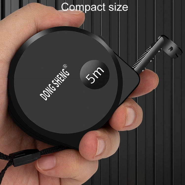 DONG GSHENG High Precision Home Use Steel Utility Scale Thickened Measuring Tape, Model: Black Shell White Frosted 10m x 25mm
