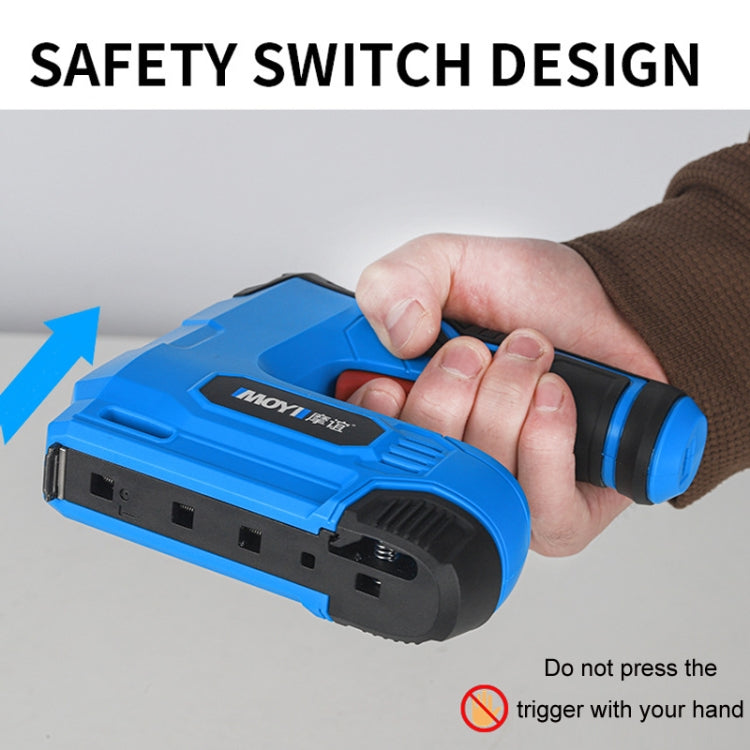 MOYI Home Portable Wireless Electric Nail Woodworking Tools(Blue)