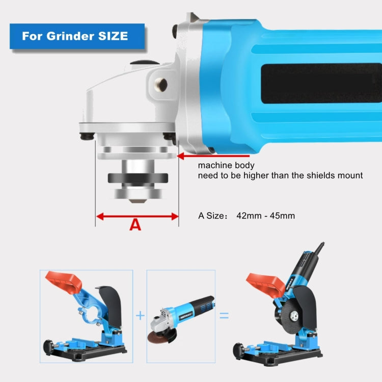 MOYI Small Multifunctional Modified Table Saw Electric Drill Angle Grinder Fixed Bracket(6105B)