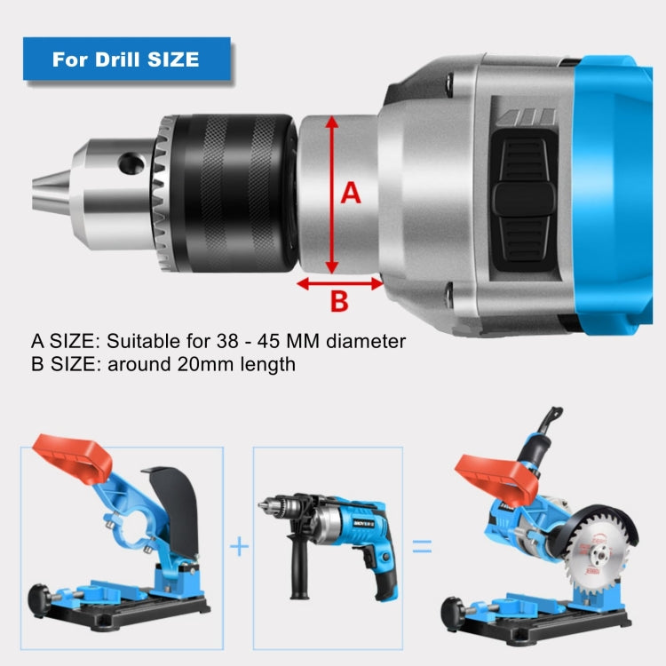 MOYI Small Multifunctional Modified Table Saw Electric Drill Angle Grinder Fixed Bracket(6105B)