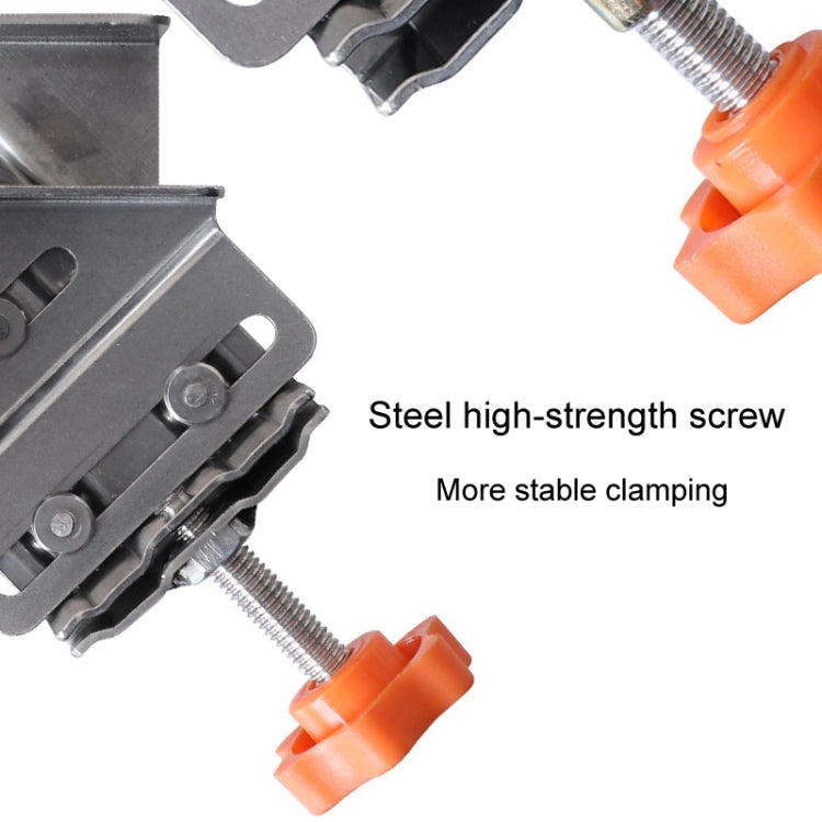 RUITOOL Woodworking Quick Splicing Positioner Stainless Steel Right Angle Fixing Clip, Model: Closed Type