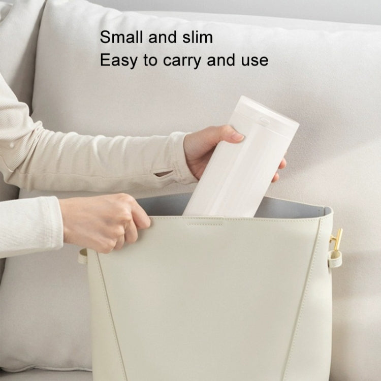 JisuLife HU16 Desktop Dual Mist Ports Humidifier, Color: Brown Rechargeable