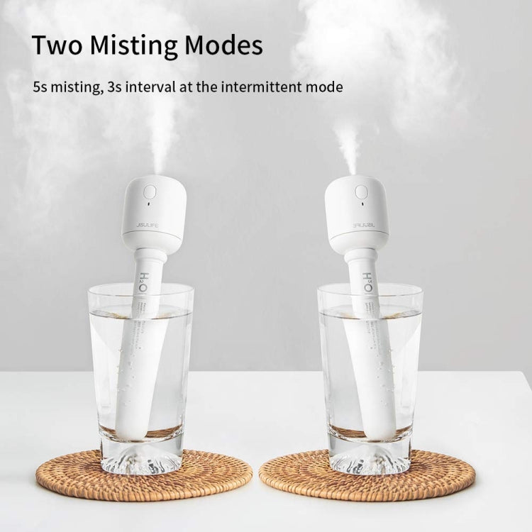 JisuLife JB07 Wireless High Mist Portable Humidifier, No Water Tank, Color: White 2200mAh