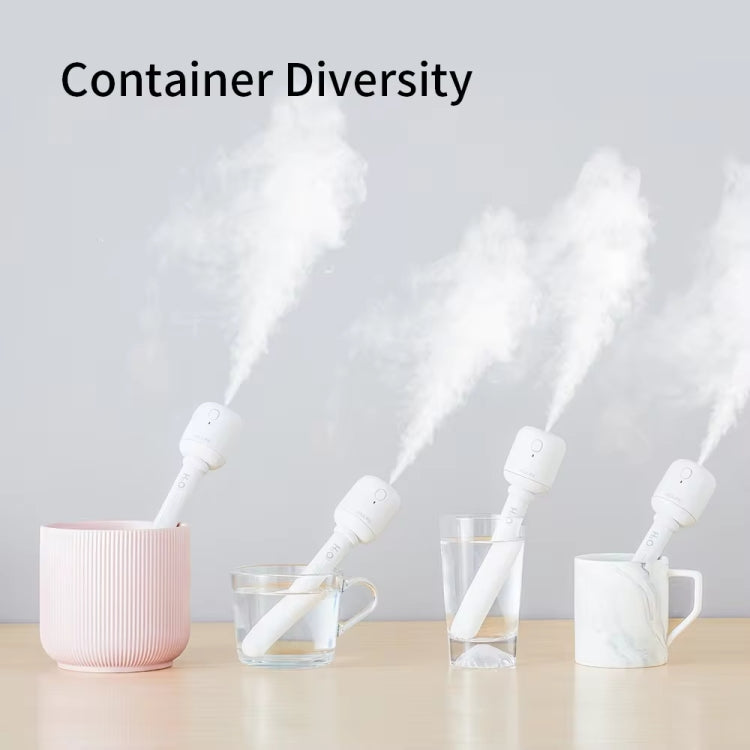 JisuLife JB07 Wireless High Mist Portable Humidifier, No Water Tank, Color: White 1100mAh