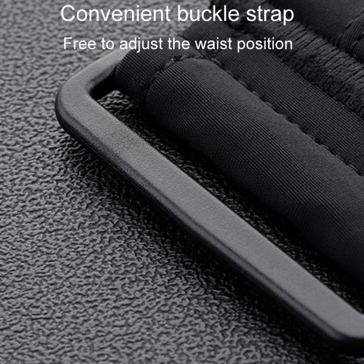 Small OUDU Outdoor Sports Portable Wrap-Around Waist Pack Unisex Cell Phone Bag(Black)