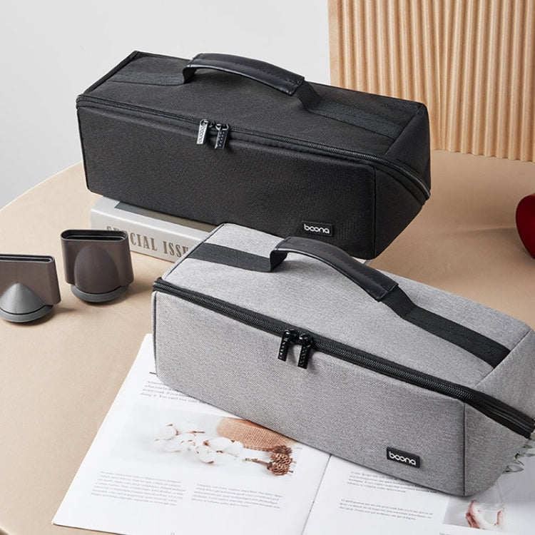 For Dyson Baona BN-DS010 Large Capacity Waterproof Hair Dryer Storage Bag(Black)