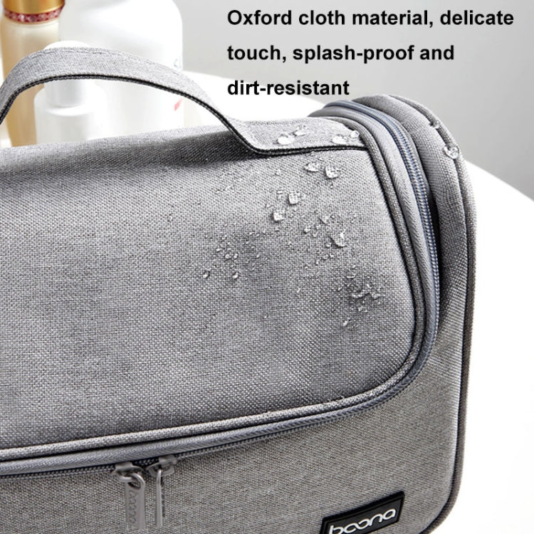 For Dyson Baona BN-DS002 Large Capacity Portable Handheld Hair Dryer Storage Bag with Hook(Gray)