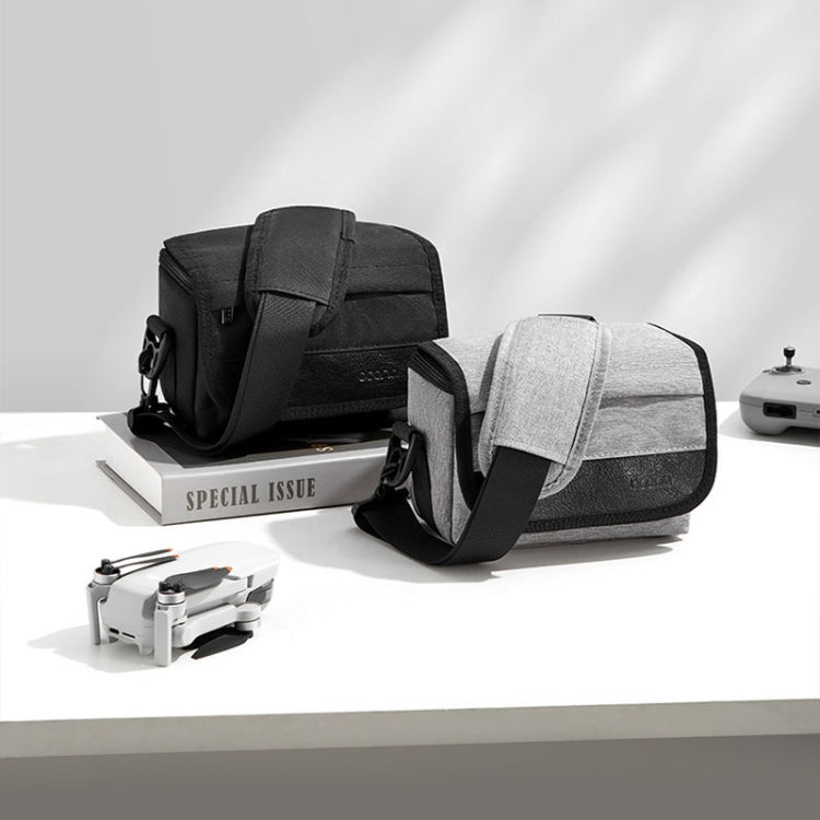 For DJI Mini 4 Pro Baona BN-H016 Portable Waterproof Crossbody Drones Storage Bag(Black)