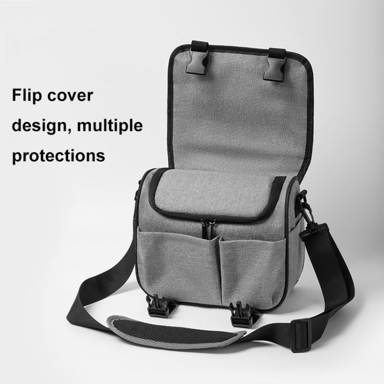 Baona BN-H017 Photography SLR / Micro Single Cross-Body Camera Storage Bag, Color: L Gray
