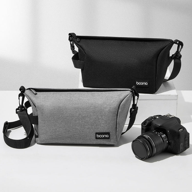Baona BN-H012 Multifunctional Outdoor Crossbody Digital Camera Bag Lens Protection Bag(Black)
