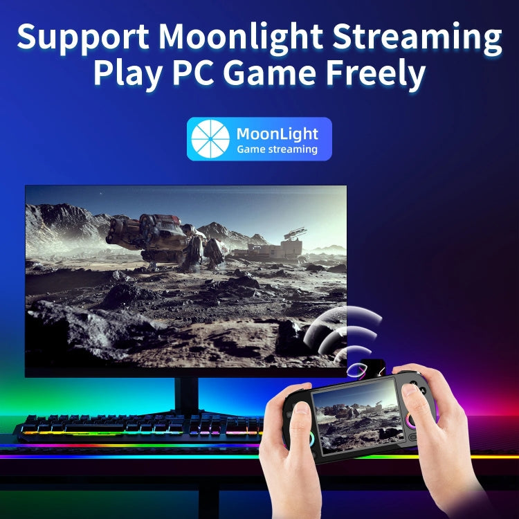 ANBERNIC RG40XXH WIFI Wireless Joystick Pocket Console HDMI Connection TV Online Sparring Game Console 256G(Blue)