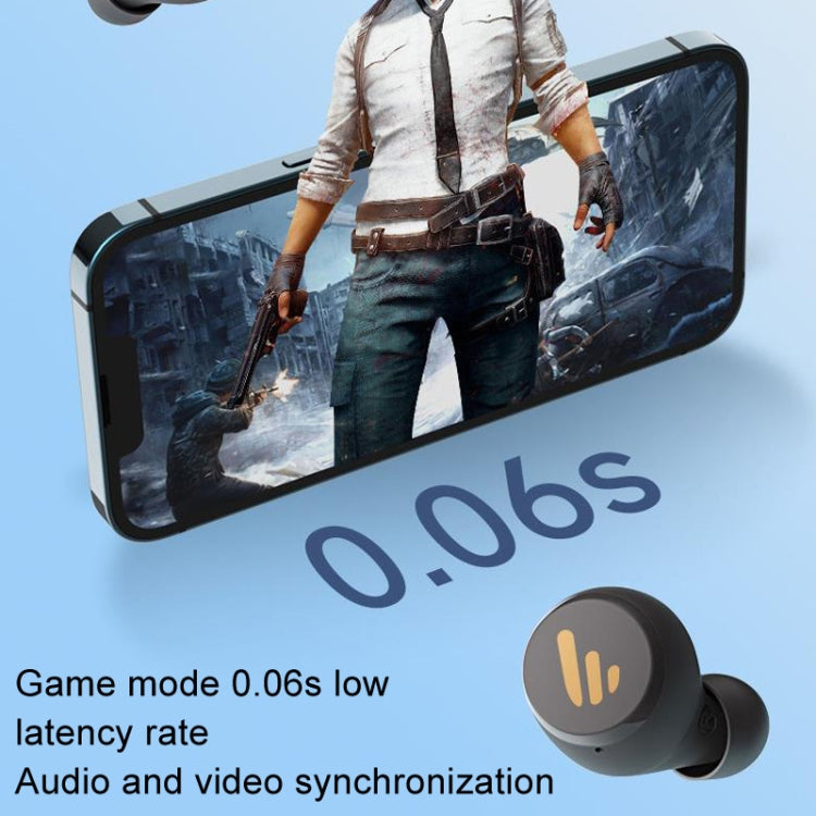 Edifier XS3 In-Ear Bluetooth Earphones Wireless Noise Reduction Sports Wireless Earphones Standard(Gray)