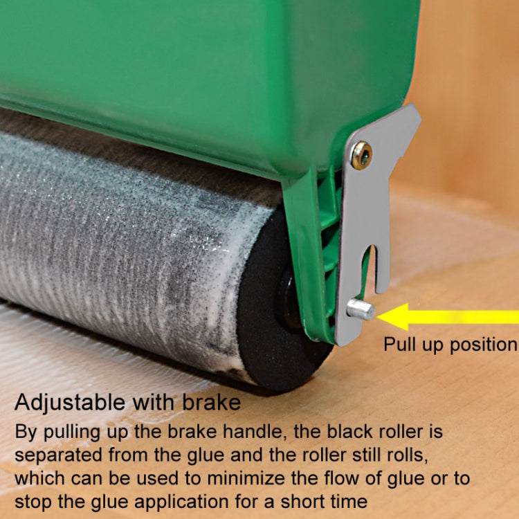 MYTEC Manual Glue Applicator Roller Type Gluer Small Manual Gluing Machine, Style: 3 inch Adjustable
