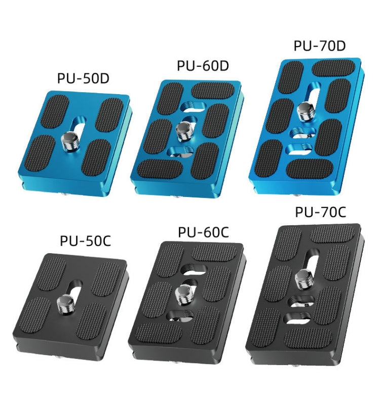 BEXIN PU-50D For Arca Type SLR Camera PU Quick Release Plate Aluminum Alloy CNC Ball Head Quick Release Plate