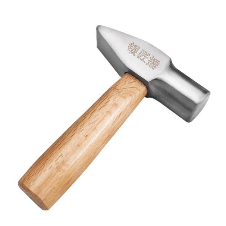 MYTEC Medium Silversmith Hammer Tool Short Handled Small Hammer Handmade Round Head Duckbill Hammer