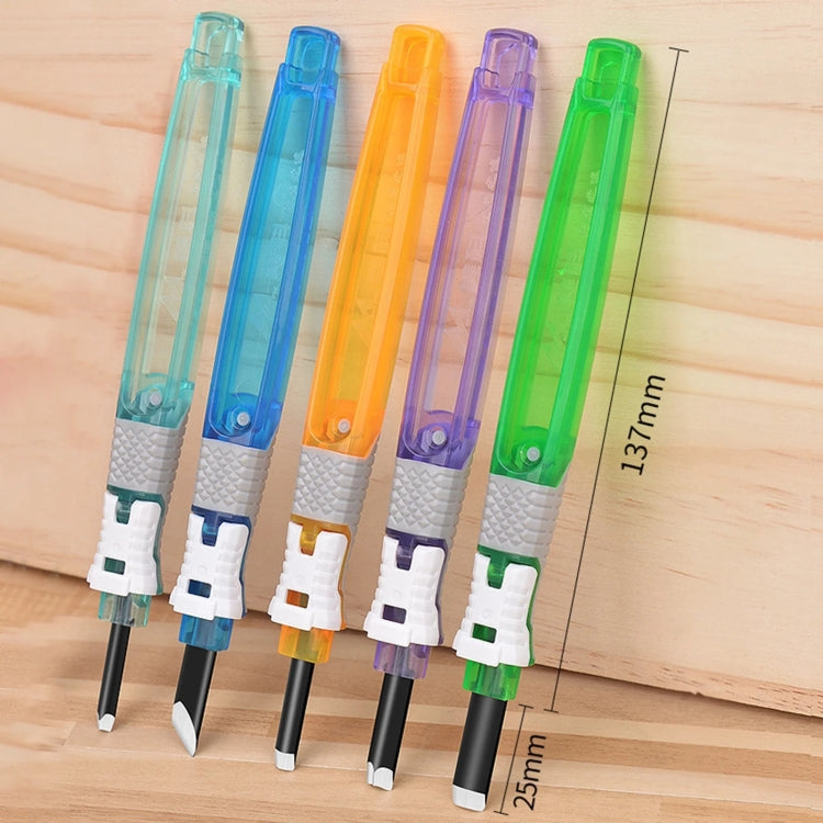 MYTEC 4 In 1 Carpenter Seal Carving Tools Alloy Bit Plastic Handle Carving Knife