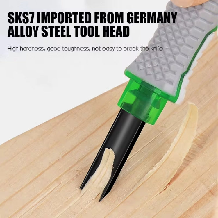 MYTEC 5 In 1 Carpenter Seal Carving Tools Alloy Bit Plastic Handle Carving Knife