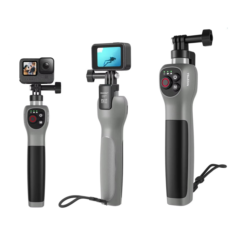 TELESIN 0.85m Underwater Selfie Stick Wireless Remote Control For GoPro HERO13 Black / HERO12 Black / HERO11 Black / HERO10 Black / HERO9 Black / HERO8 Black
