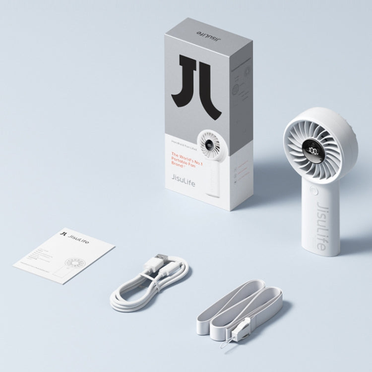 JisuLife Life4 Handheld Portable Small Rechargeable Fan, Battery Capacity: 3600mAh Pink