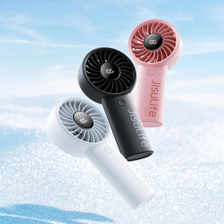 JisuLife Life4 Handheld Portable Small Rechargeable Fan, Battery Capacity: 5000mAh Gray