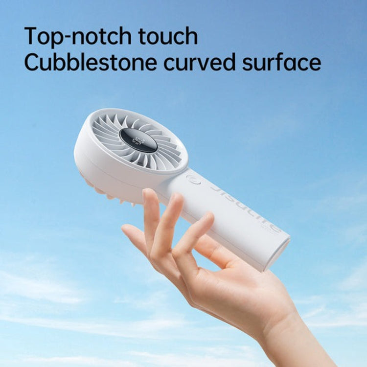 JisuLife Life4 Handheld Portable Small Rechargeable Fan, Battery Capacity: 3600mAh Pink