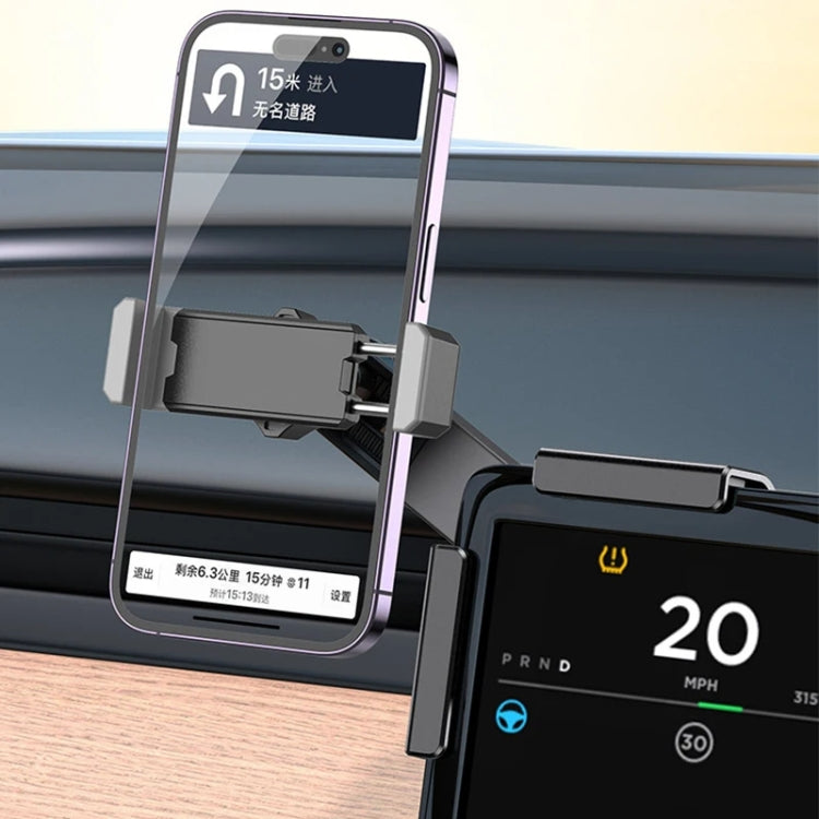 SHUNWEI Car Navigation Screen Floating Mobile Phone Holder, Style: Magnetic Type