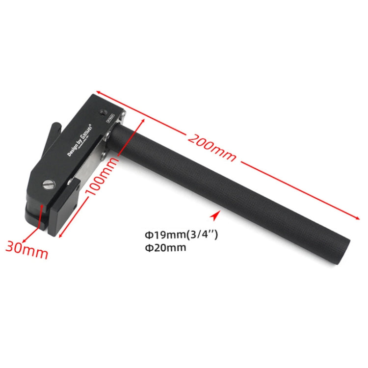 For 19mm Hole Ganwei Woodworking Desktop Quick Acting Hold Down Clamp Desktop Fast Fixed Clip(175mm Handle)