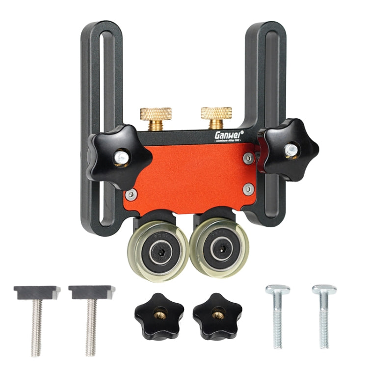 Ganwei MG0-000-0111 Table Saws Pressing Feeder Roller Guides Feather Loc Board Safety Pushing Auxiliary Tool