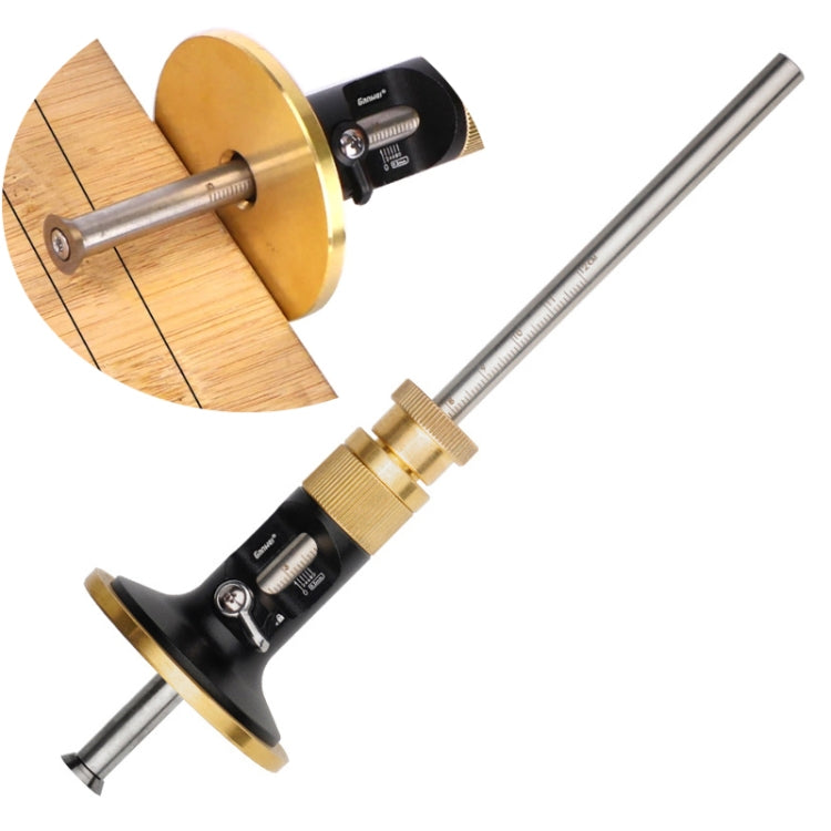 Ganwei 0.2mm Precision European Scriber Marking Gauge Parallel Line Drawing Woodworking Tool(Fixed Blade)