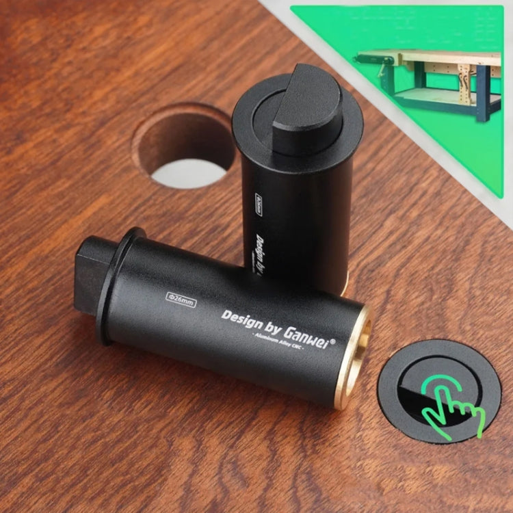 Ganwei MG0-001-0044 Workbench Pop-Up Table Baffle Block Planing Stopper Woodworking Desktop Fast Fixed Limit Block
