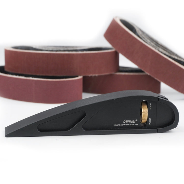 Ganwei Sandpaper Holder Adjustable Manual Curve Grinding Polishing Belt Sander Sandboard Woodworking Tool With 16pcs 120/320/600 Grit Sanding Belt