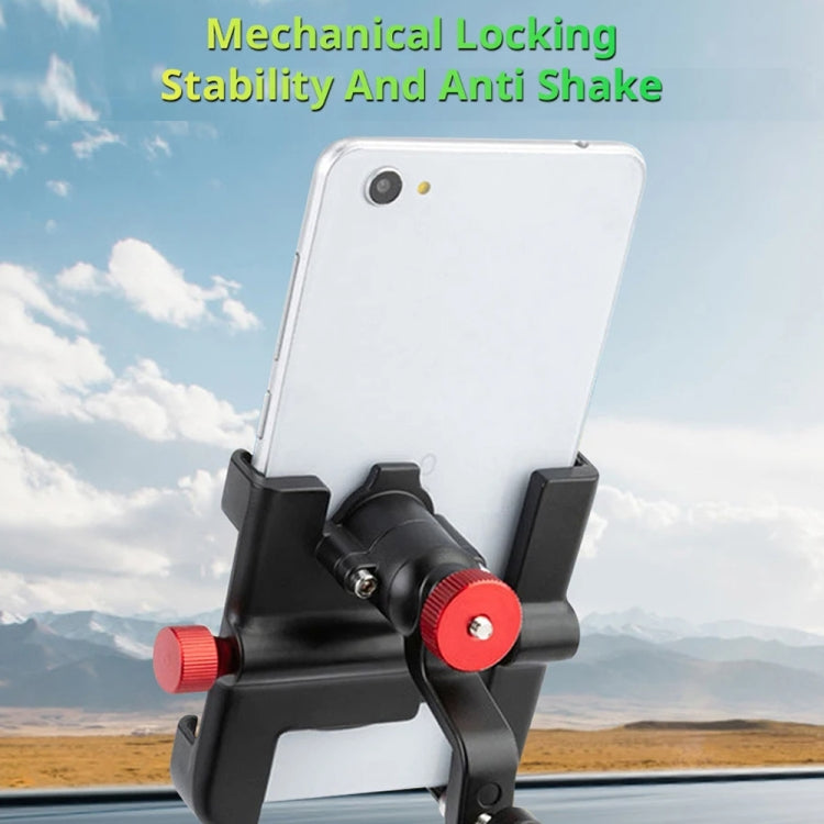 PROMEND SJJ-297B Handlebar Stand Model Bicycle Phone Holder Universal Aluminum Alloy Electric Bike Mount