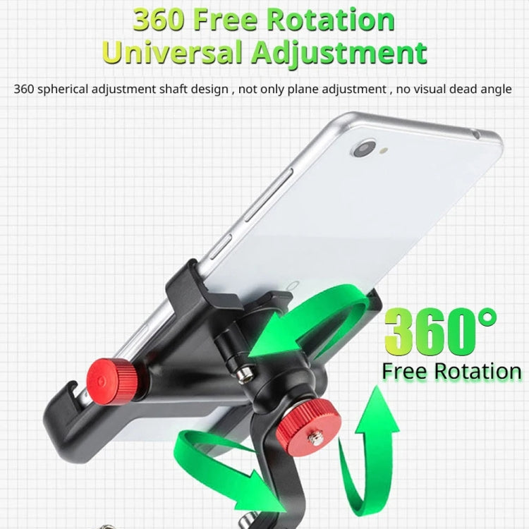 PROMEND SJJ-297B Handlebar Stand Model Bicycle Phone Holder Universal Aluminum Alloy Electric Bike Mount