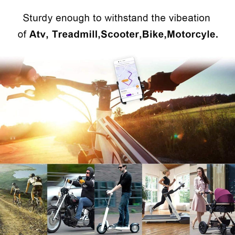PROMEND SJJ-297B Handlebar Stand Model Bicycle Phone Holder Universal Aluminum Alloy Electric Bike Mount